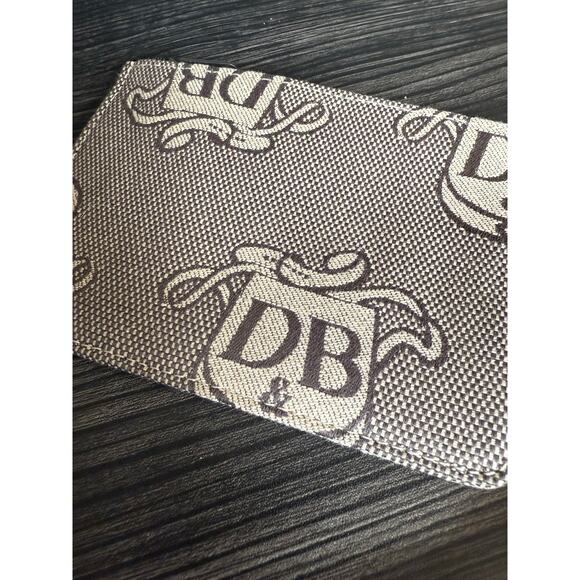 Dooney & Bourke Shielded DB Canvas & Leather Wristlet - Picture 3 of 6